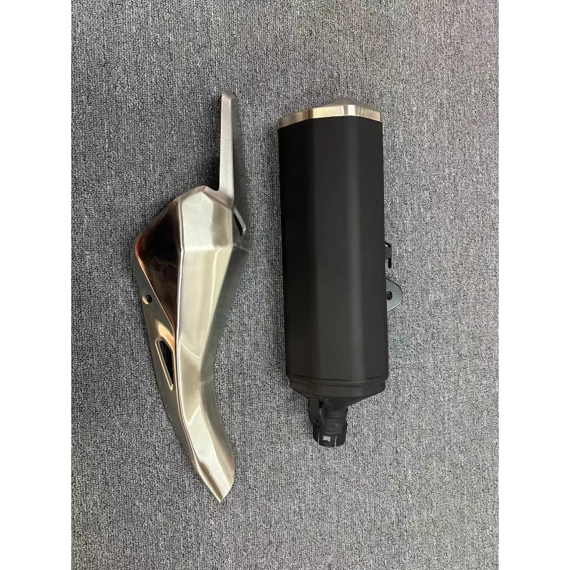 مناسبة لقسم ذيل عادم Ninja 400، كاتم الصوت، غطاء عادم Z400 الأصلي الأصلي، غير علامة تجارية جديدة #3