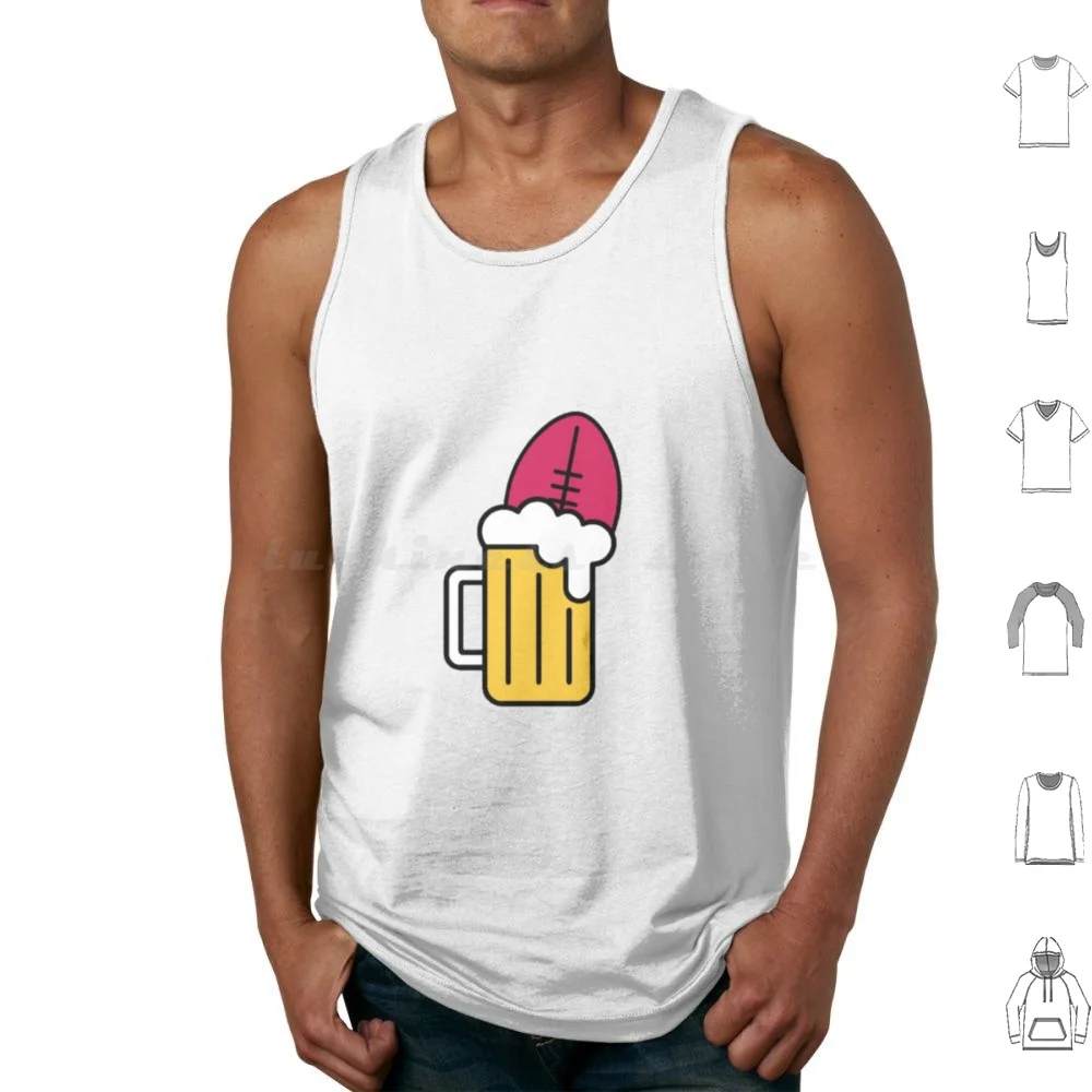 Ultimate Beer X Footy Tank Tops Print Cotton Australia Afl Sport Freo Fremantle Fremantle Deagan Duckworth Freohub Bigdeagz