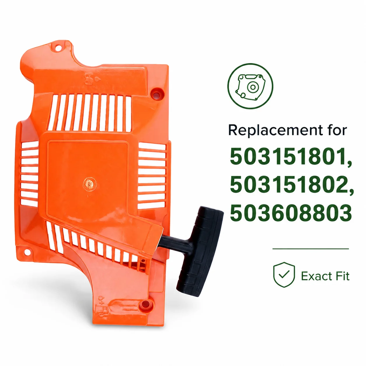 Starter Recoil Assembly Pulley Spring Handle Rope Service Kit For Husqvarna 50 51 55 Rancher Chainsaw Replaces 503151801