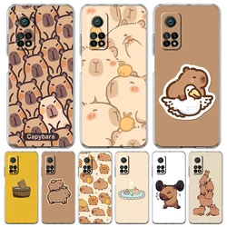 Animal Capybara Couple Paired Phone Case For Xiaomi Mi Poco X6 X5 NFC X3 F6 F5 Pro F4 F3 15 14T 14 13T 12T 12 13 Lite 11 Cover