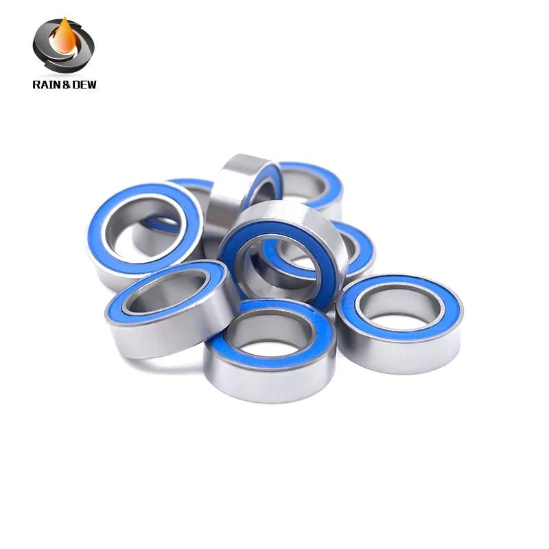 

10PCS MR1319RS 13x19x4 mm Bearing ABEC-7 Thin Section MR1319-2RS Ball Bearings RS MR1319 2RS With Blue