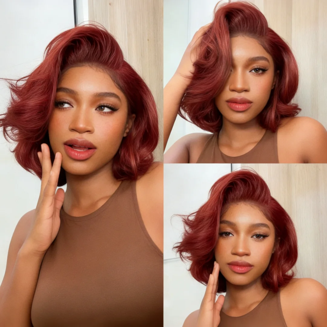 

Body Wave Remy Hair Wig Pre Plucked Fake Scalp 18 Inch 200 Density 13x4 Lace Front Glueless No Tangle Natural Hairline For Women