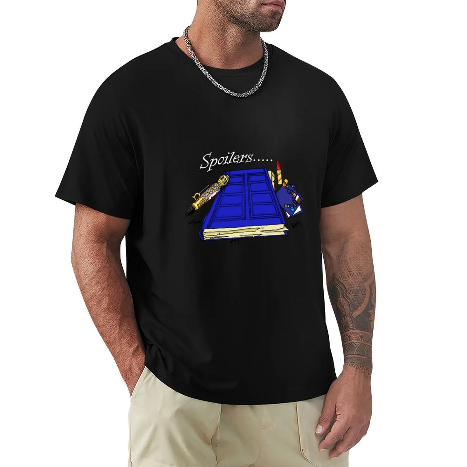 Spoilers..... T-Shirt Christmas Casual Short Sleeve Top