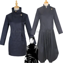 Anime Jujutsu-Kaisen Geto Suguru Cosplay Costume High School Ieiri Shoko Cos Costume Uniform Black Suit Halloween for Men Women