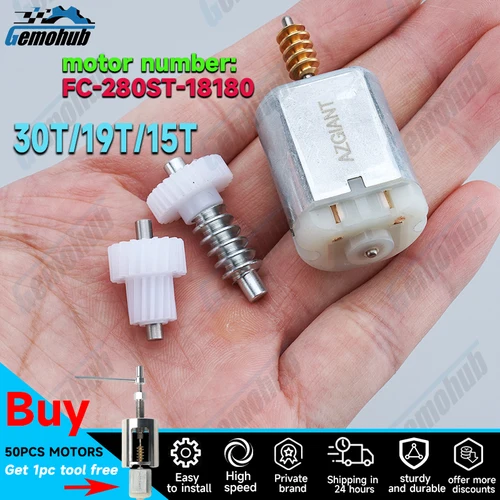 Gemohub 30T 19T 15T unidad plegable de potencia para coche, actuador de espejo, engranaje de Motor para Hyundai ix35 Santa Fe XL Elantra i30 i10, accesorios