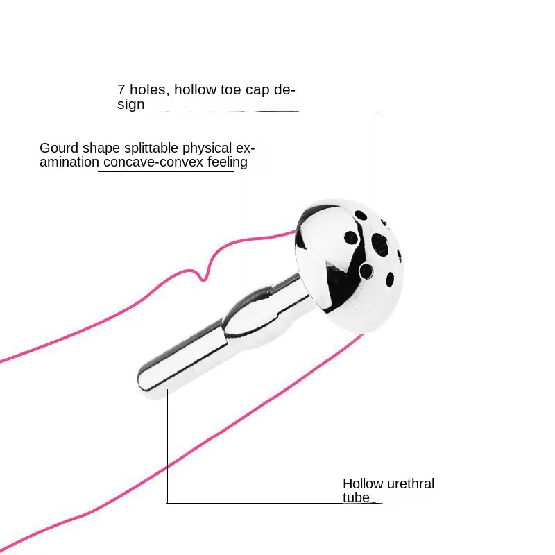 Acciaio inossidabile maschio Hollow tubo uretrale doccia pene Plug Horse Eye cateteri suono uretrale masturbazione giocattoli del sesso per gli