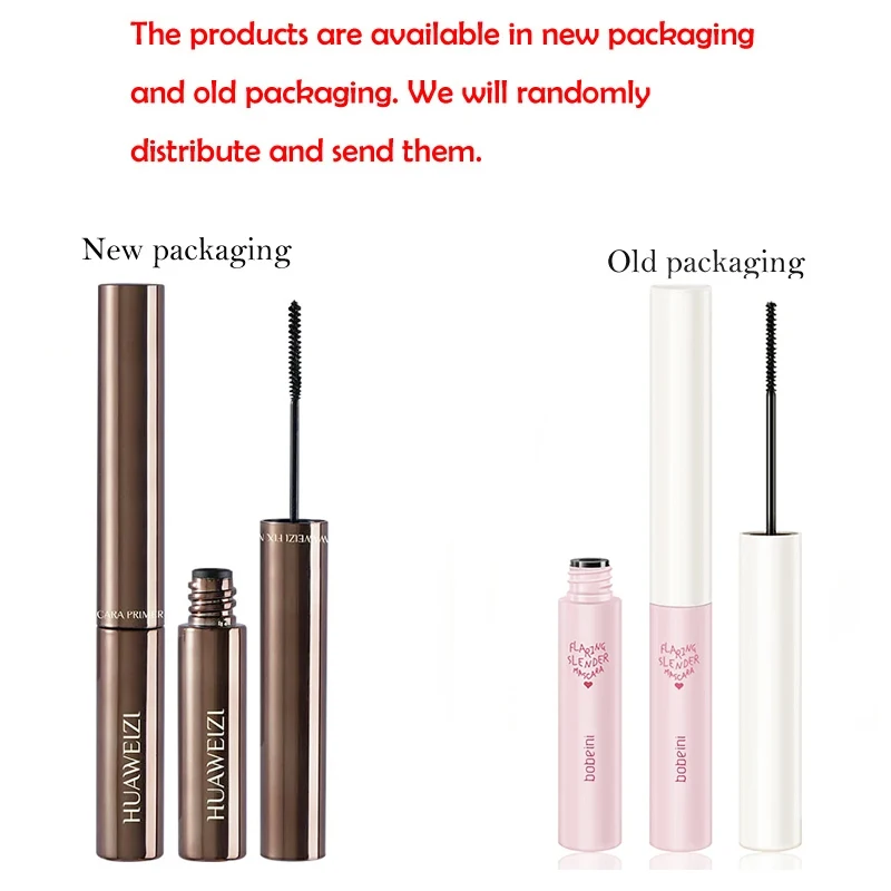 ماسكارا ملفوفة بألياف الحرير، فرشاة رفيعة للغاية، تطويل ومقاومة للماء ومقاومة للبقع، آمنة للعين للجنسين تدوم طويلاً #5