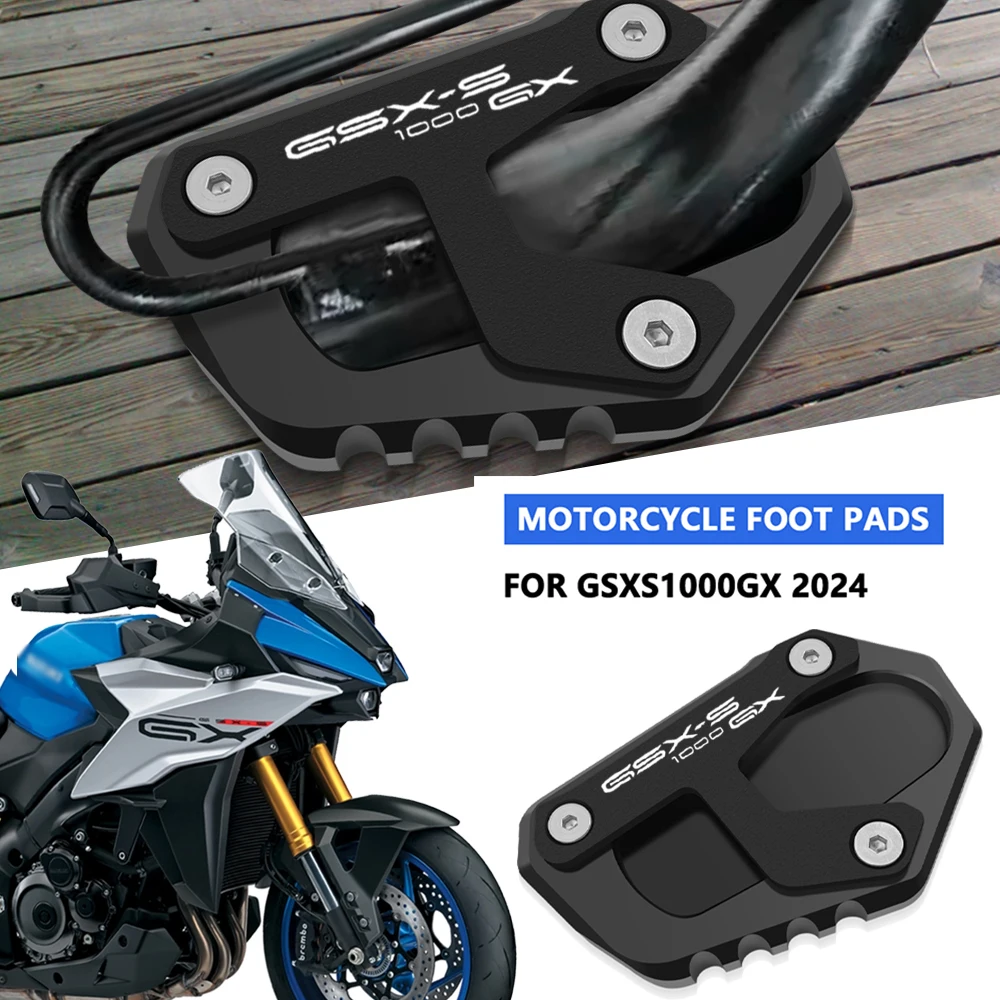 Motorcycle accessories foot support side support side support pad for gsxs1000gx GSXS 1000GX 2024 extended side support extended