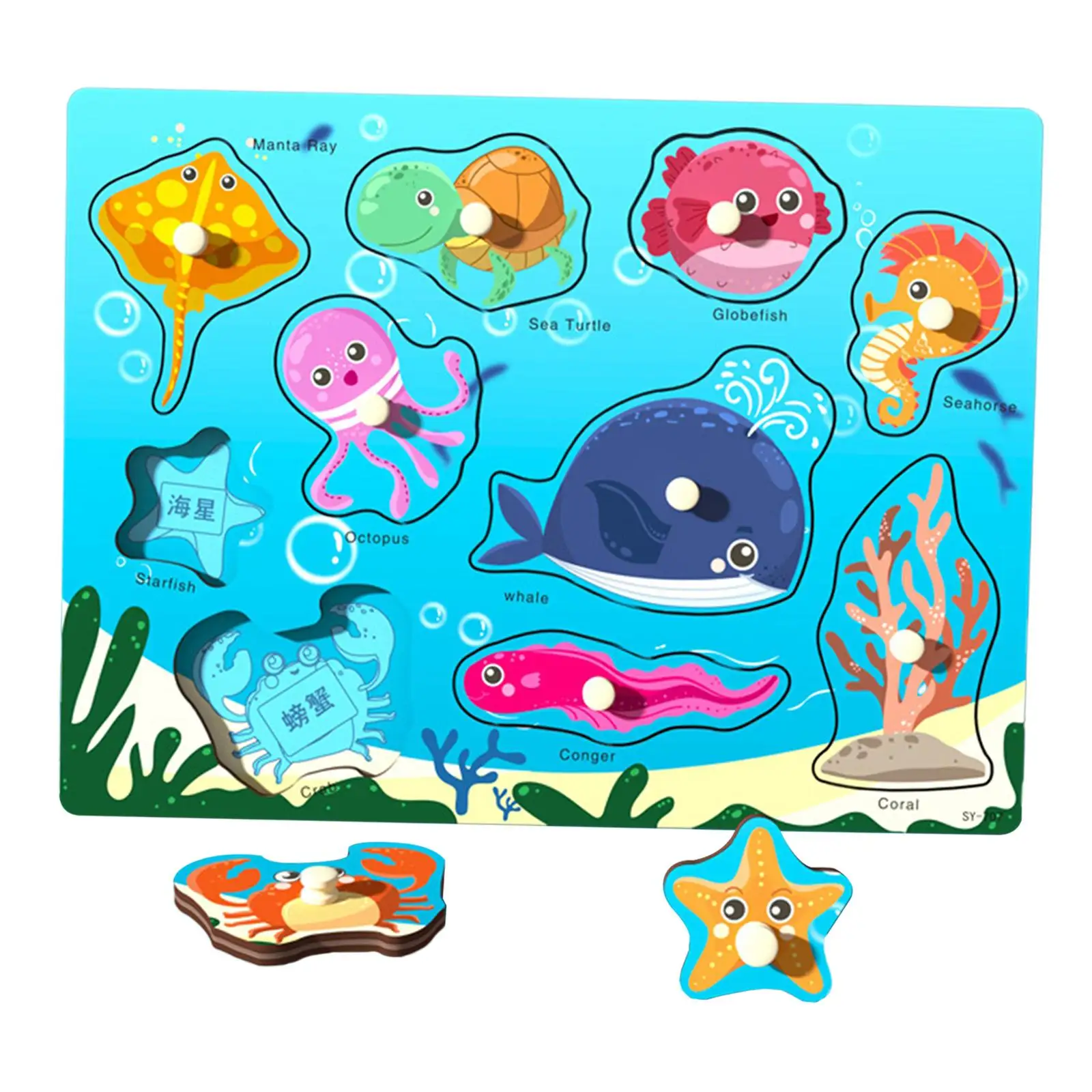 Jigsaw Puzzle, Early Learning Preschool Matching Game for Ages 2-4 Birthday