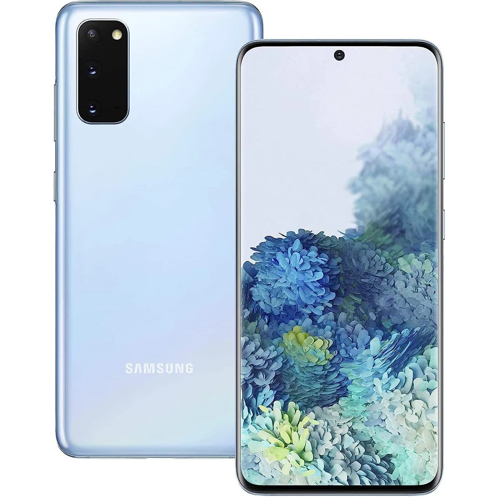 هاتف Samsung Galaxy S20 G981U1 G981B 5G NFC بشاشة 6.2 بوصة وذاكرة وصول عشوائي 12 جيجابايت وذاكرة قراءة فقط 128 جيجابايت وذاكرة قراءة فقط 64 ميجابكسل + 10 ميجابكسل سنابدراجون 865 أصلي S20 هاتف ذكي