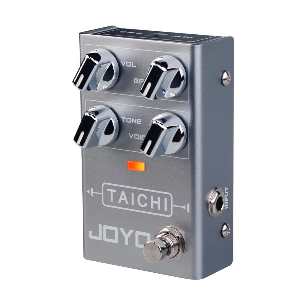 JOYO R-02 TAICHI Low Gain Overdrive Guitar Effect Pedal OD Classic Amp Sound Guitar Pedal with Unique VOICE Knob Control