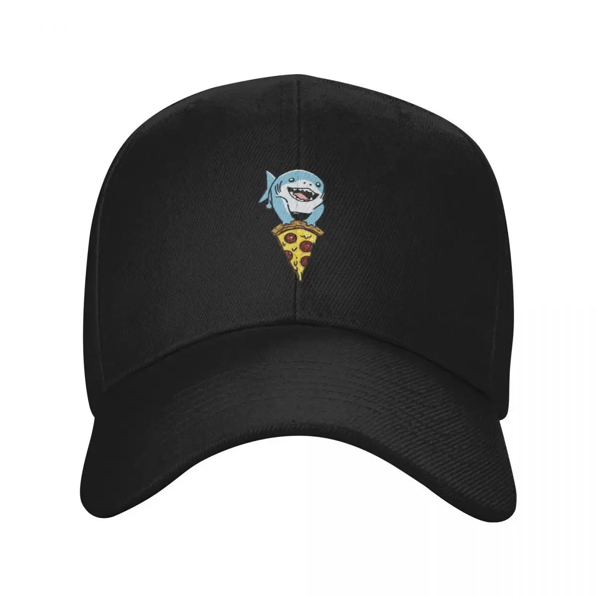 Jeff the Landshark Holding a Pizza Baseball Cap Golf Hat Man Luxury Brand Hip Hop summer hat Golf Wear Men Women's