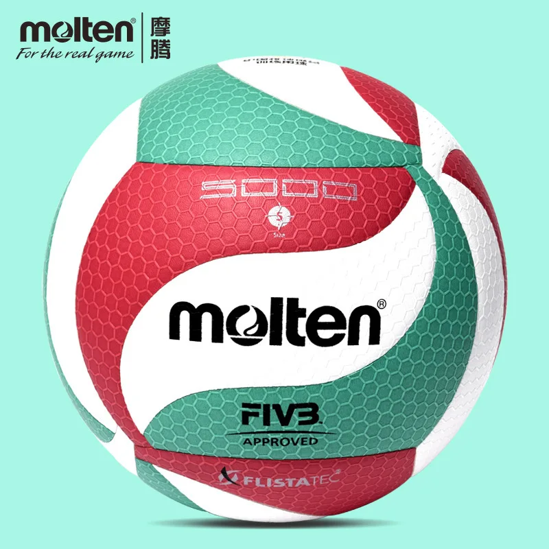 Molten volleyball V5M5000 men's and women's soft PU sweat-absorbing indoor and outdoor beach volleyball