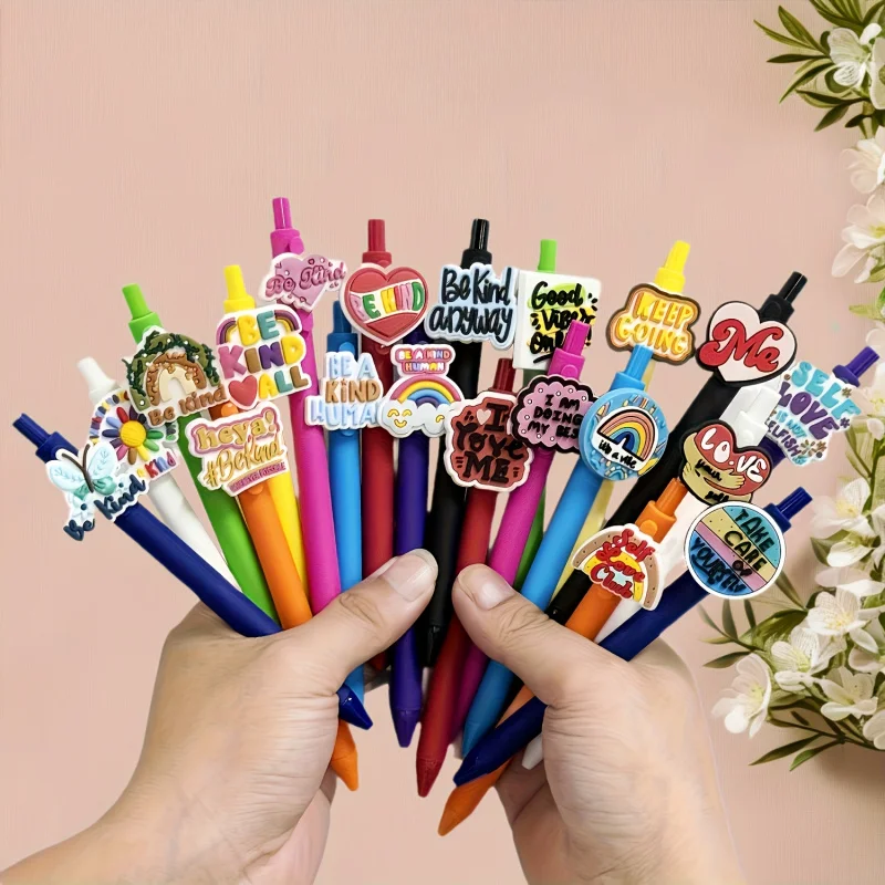 10/20 Pcs Inspirational Fun Ballpoint Pens with Inspirational Quotes, Emotional Support for Adults, Fun Office Stationery Gifts