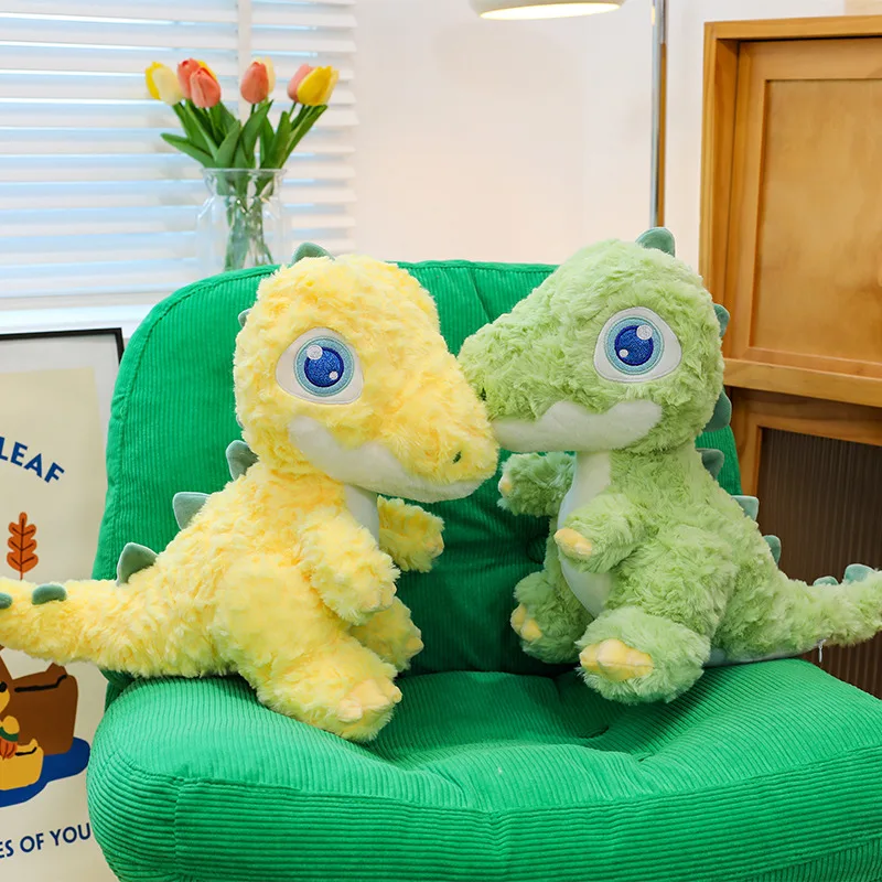 Lovely Dinosaur Plush Tyrannosaurus Rex Doll Yellow Green Toy Stegosaurus Pillow Cushion Gift For Children