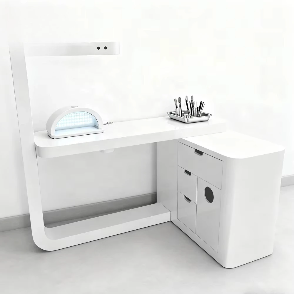 

Белый светоизлучающий диод, световой стол для ногтей, стеклянная столешница, пылесборник для педикюра