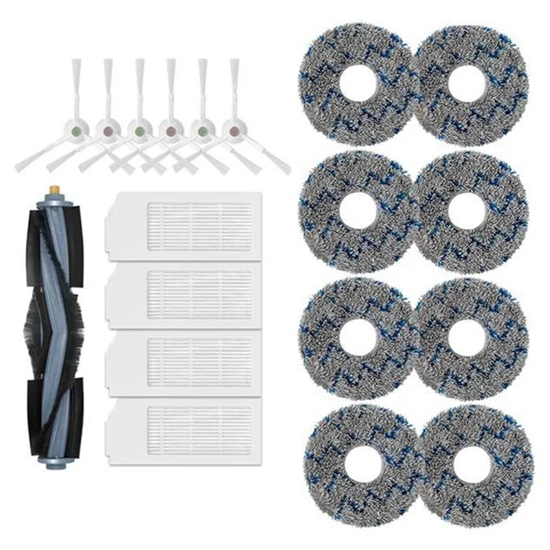 

Top Sale Replacemen Parts For Ecovacs T10 Turbo Omni Main Brush Side Brush Hepa Filter Mop Cloth Part Replacement Accessory Part