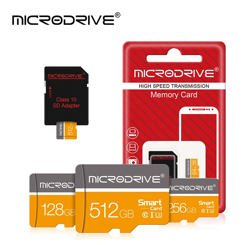 Micro TF SD Card Class10 Memory 32GB 64GB 128GB 256GB Extreme Pro High Speed Write Super Compatibility Phone Camera Meomory Card