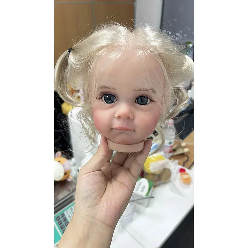 21Inch Reborn Kit Maggi with Rooted Hair Lifelike Hand-details Painting with Visible Venis Kit Bebé Reborn Niña