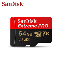 Original SanDisk Extreme Pro Micro SD Card 128GB 64GB SDXC A2 V30 512GB 1TB UHS-I Memory Card Flash TF Card For Tablet Camera