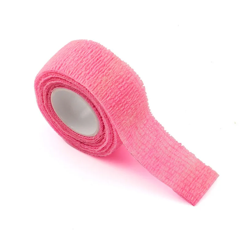 5 stücke Nail art Verband Rolle Schutz Finger Hohe Stretch Kompression Selbst-Kleber Mull Band Hautpflege Maniküre Werkzeuge – Detail 8