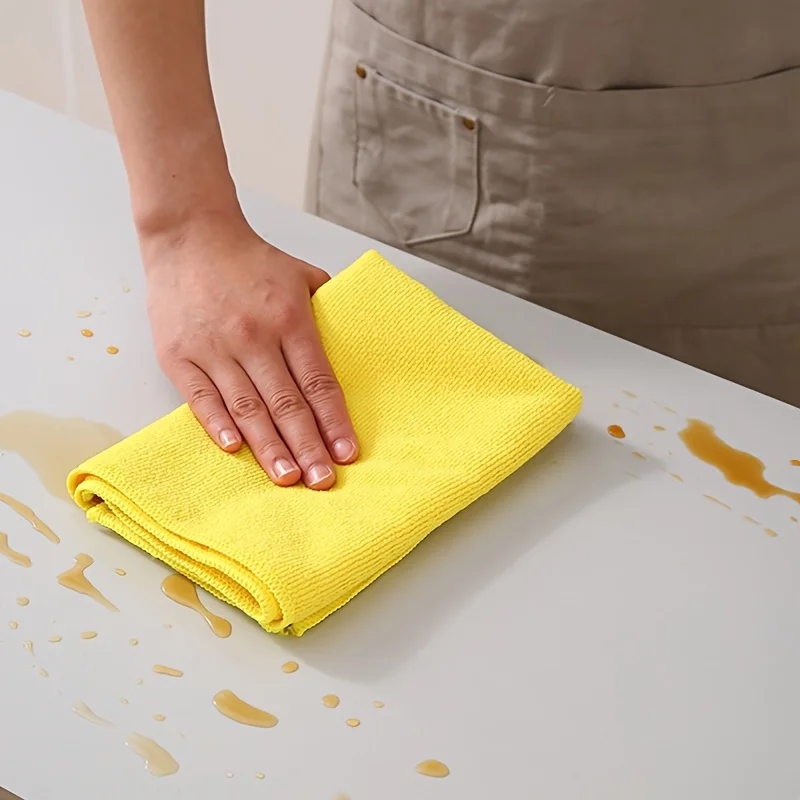 12pcs Designed for Automotive Use Free from Lint, Highly Absorbent Versatile for Dusting And Drying in Home, Kitchen Cleaning