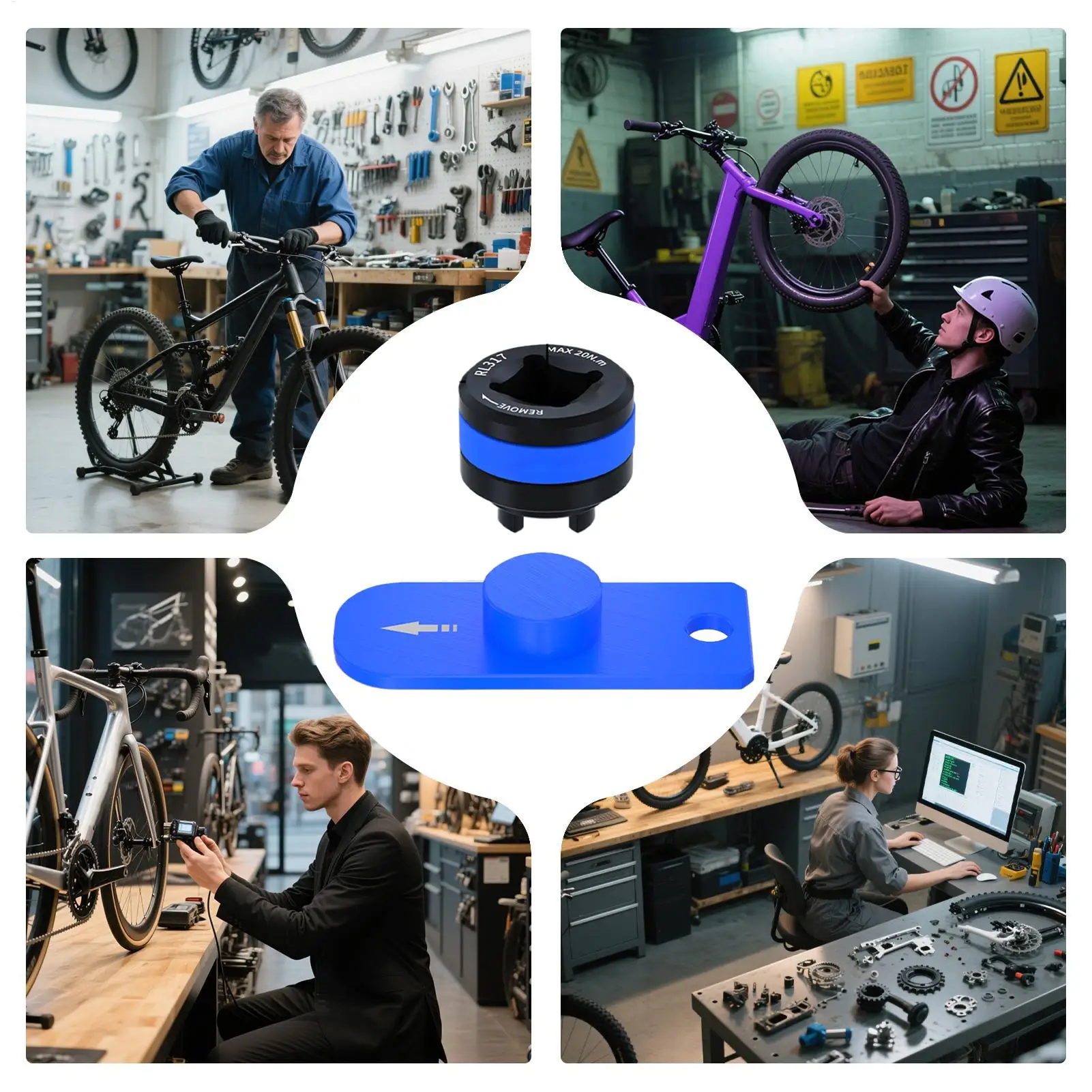 

Гидравлический пресс для тормозов, противоскользящий регулятор, инструмент для сжатия дисковых тормозов велосипедов, для обслуживания и ремонта шоссейных и горных велосипедов, для гаража и дома