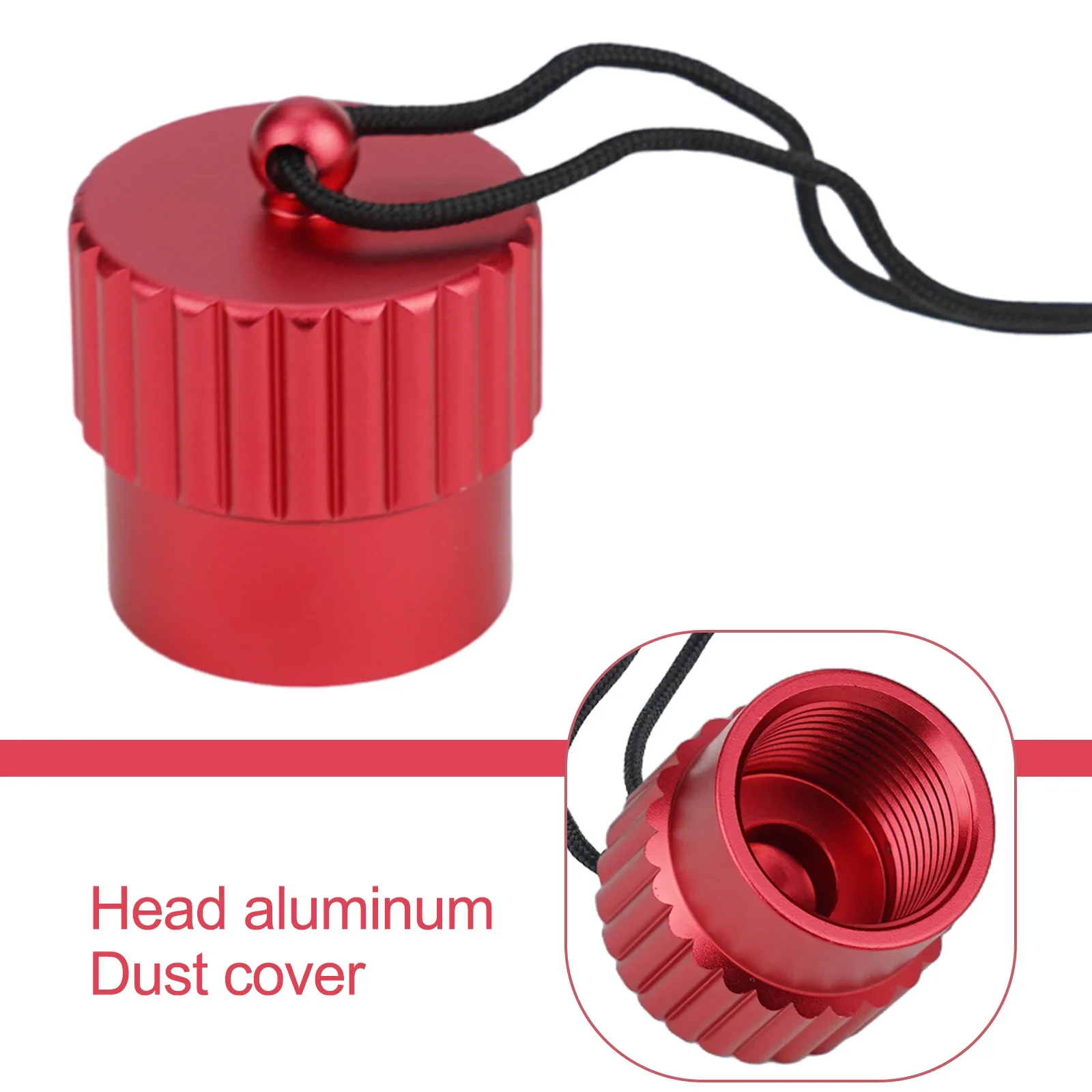 

Practical Quality New Dust Cap Part Valve Cover DIN Scuba Tank Useful 5/8-14NPS 6061 Aluminum Aluminum Cap Diving Dust