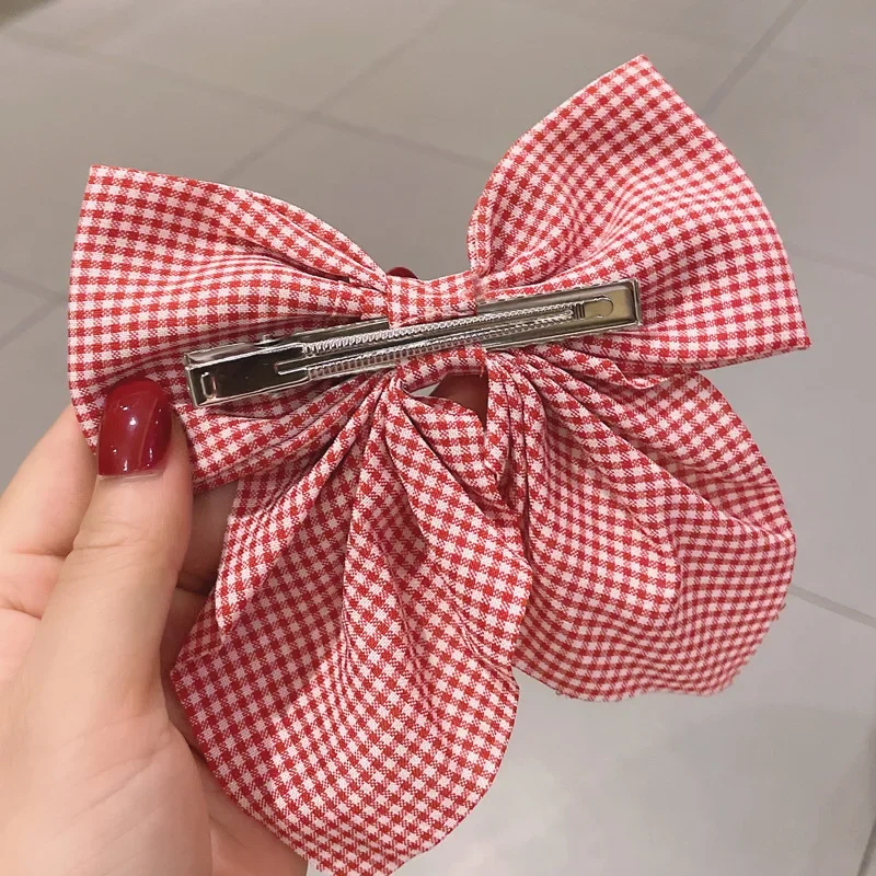 2022 New Polka Dot Print Barrettes Long Ribbon Hair Clip Bow annodato Chiffon Hairpin per le donne ragazze copricapo accessori per capelli