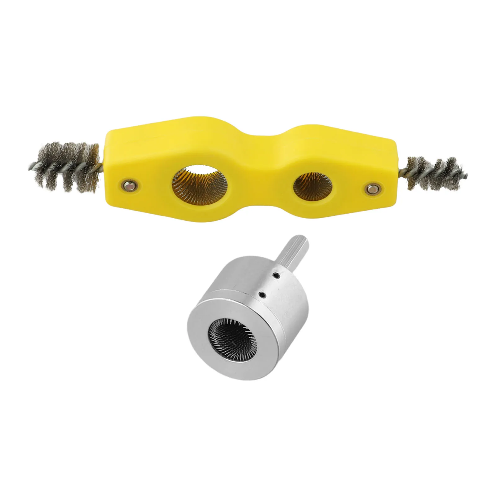 

15MM Drill Battery Brush Polishing Pad Metal Tube Cleaner Efficient Rust Removal Hexagonal Handle Design High Torque Resistance