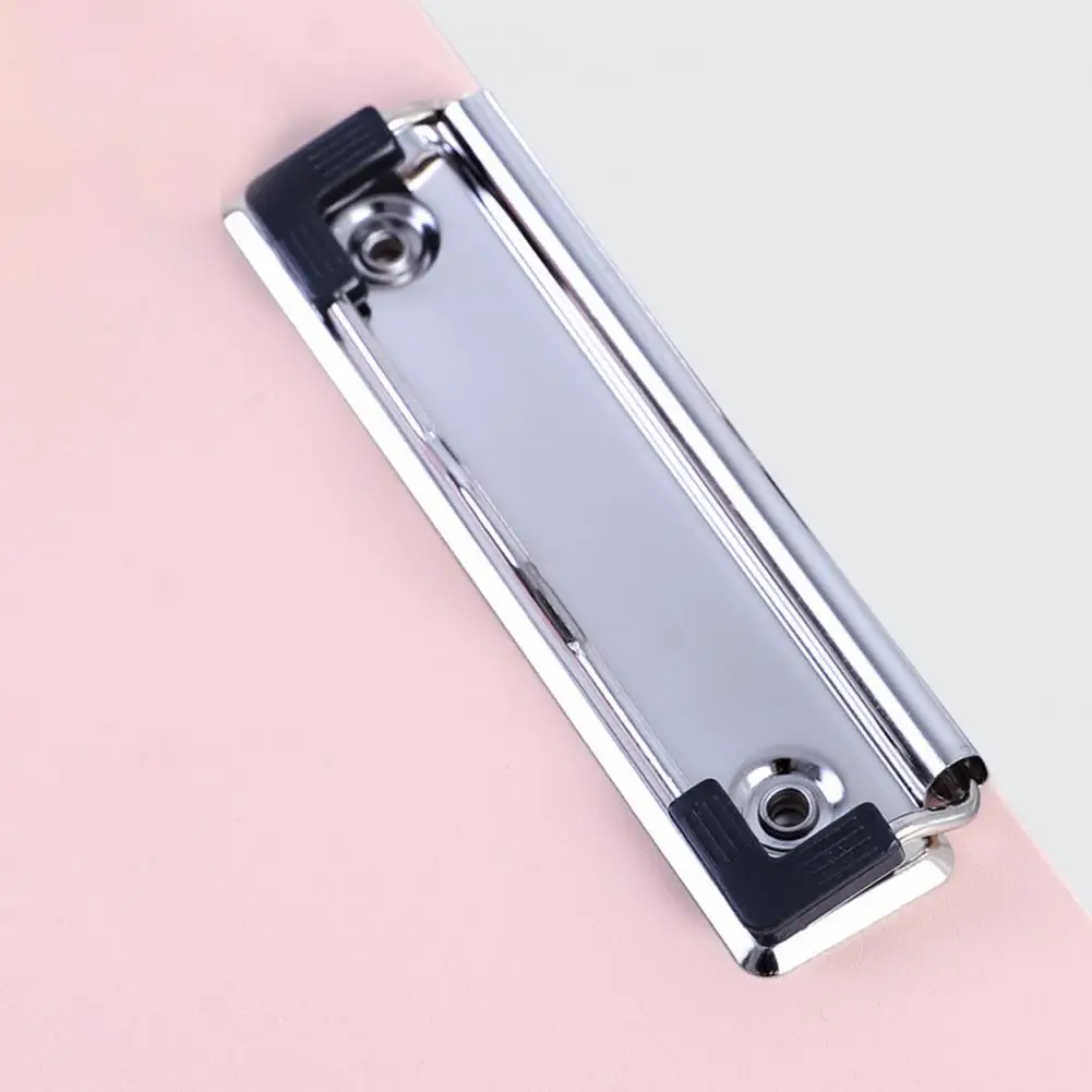 A4ファイルフォルダーペーパークリップボードライティングパッド厚くされた長方形メモクリップボードドキュメントホルダー学校事務文房具用品