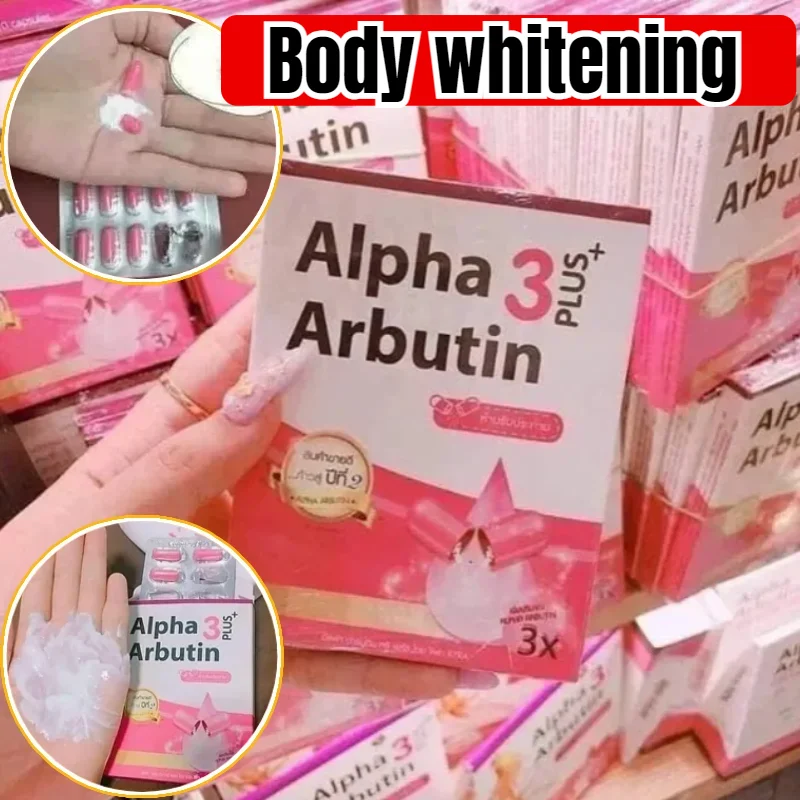 

3X Alpha Arbutin 3 Plus Powder & Lotion Blend Brightening Skin Reduce Dark Skin Body Lotion