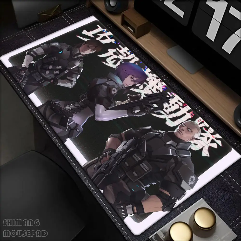 Ghost In The Shell Sci-Fi Anime Mouse Pad Mousepad Large Gaming LockEdge Thickened Computer Keyboard Table Desk Mat