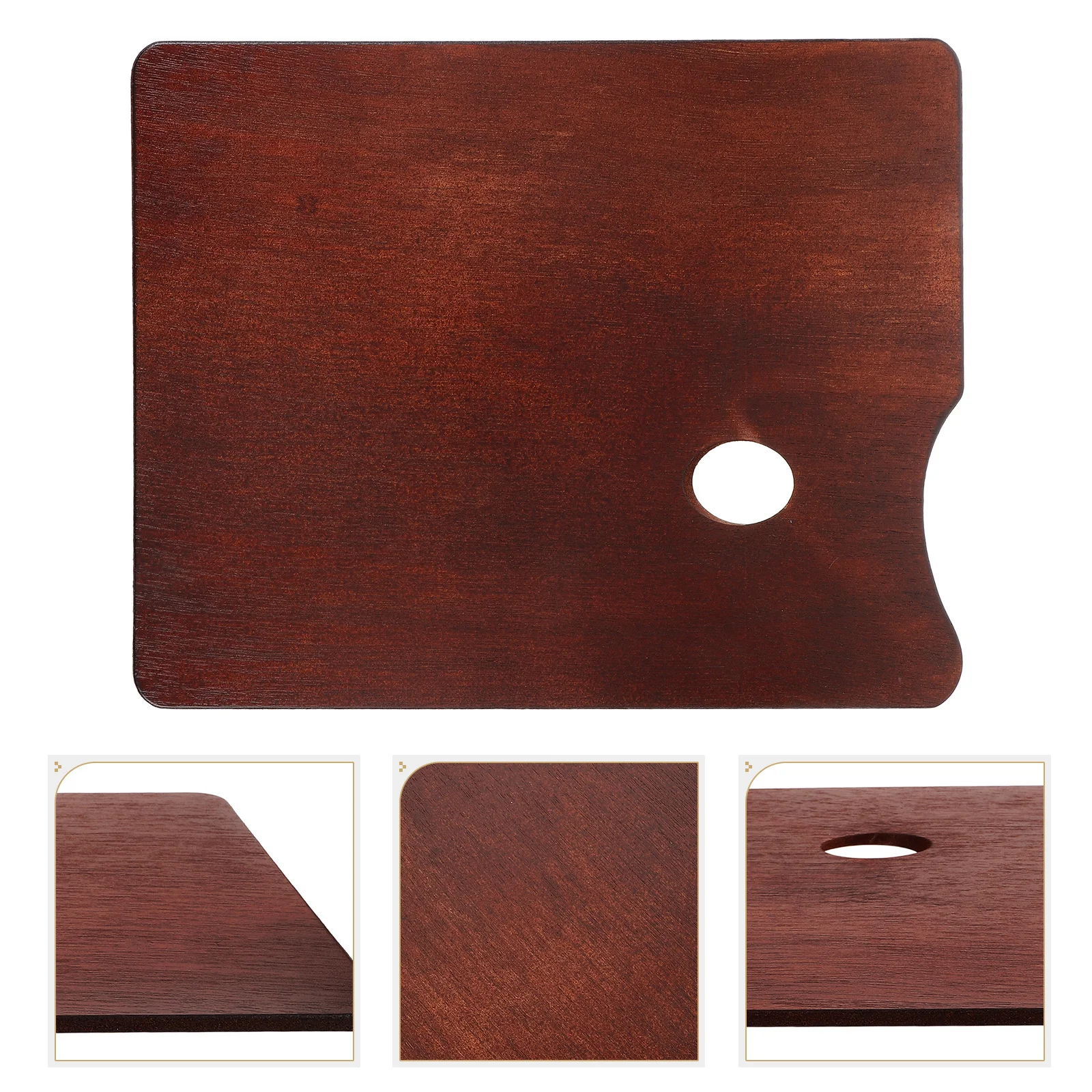 

Watercolor Palette Multi-Functional Ink Pigment Mixing Tray Easy Convenient Wooden Paint Mixing Palette Wooden Pallet Balance