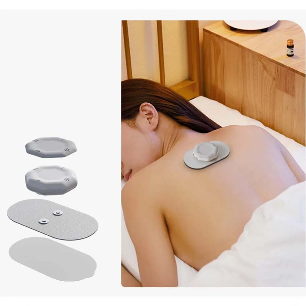 Wireless Cervical Massage Stimulator Portable Mini Electric Neck Back Massager Muscle EMS Relief The Pain