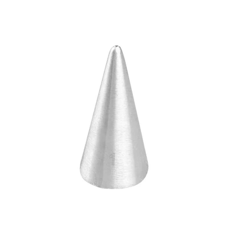 BCMJHWT #1 Small Round Icing Piping Nozzles Writing Pastry Nozzle Stainless Confectionery Cream Cake Decorating Tools