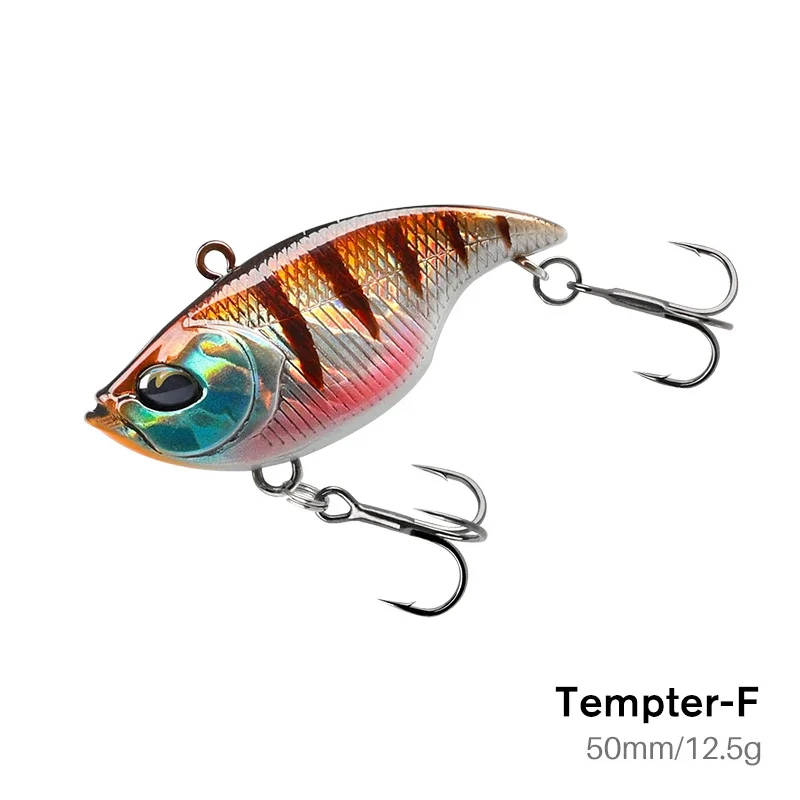 TSURINOYA 50S Vibratie Tempter 50mm 12.5g Lange Werp Afstand Zinkende Liploze Hard Bait voor Wintervisserij Ideaal voor Snoekbaars