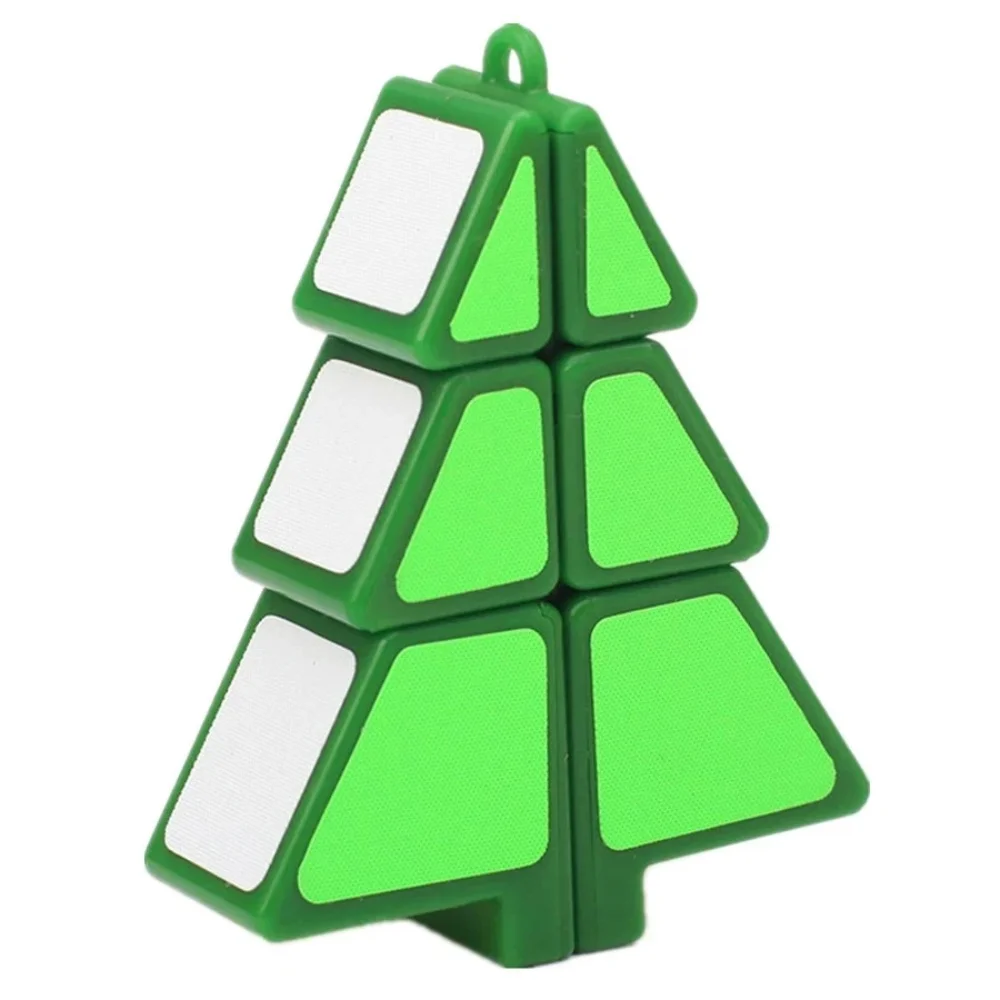 Cubo de árbol de Navidad con personalidad, 1x2x3, Cubo mágico de velocidad profesional, rompecabezas de juguete para niños, juguete de regalo