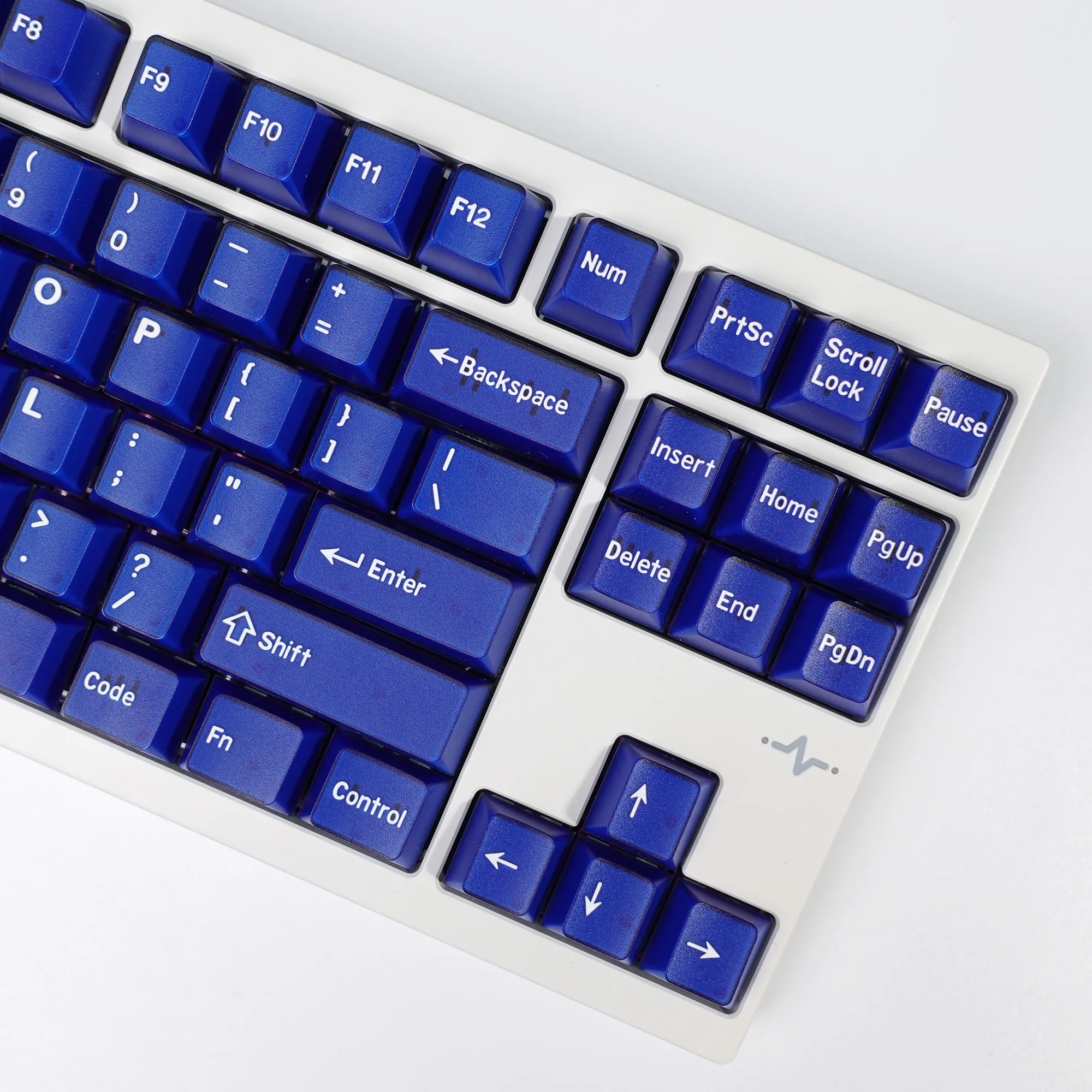 KBDiy 174 Keys/Set Blue Jade Keycaps PBT Cherry Profile Custom Double Shot for Mechanical Keyboard for ACE60 ACE68 RAINY75 AK74