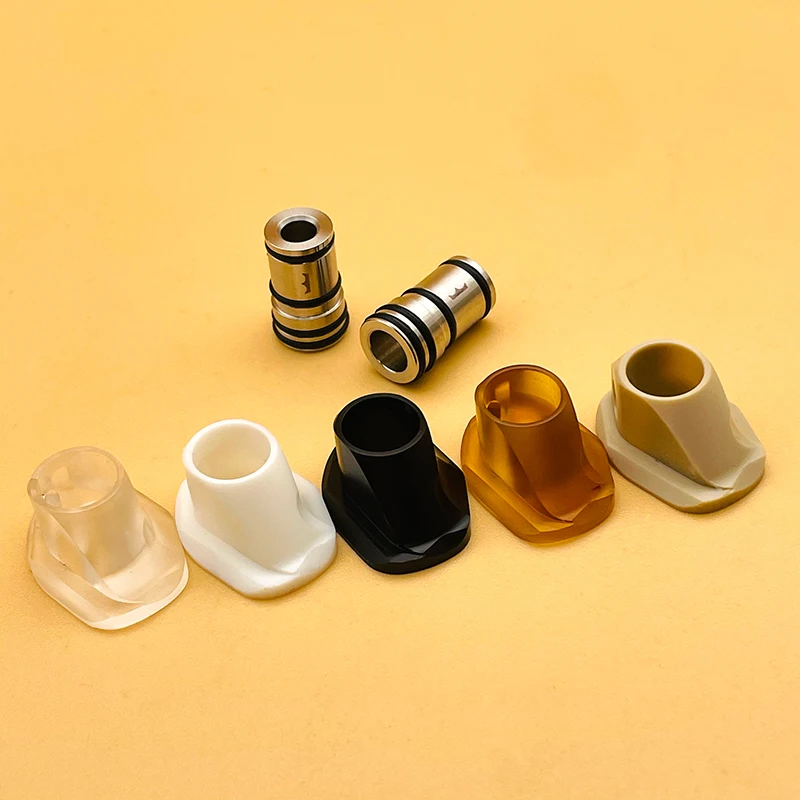 DSX Monarchy Cyber King Style 510 Drip Tip Set DL/MTL for SXK BB / Billet Box Mod Kit / Boro Mouthpiece Mod Vape Accessories