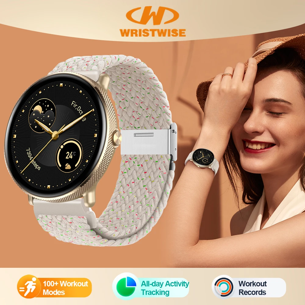 

Multiple sports modes men's watch high-definition AMOLED display HIFI Bluetooth call women smart watch 24-hour health management