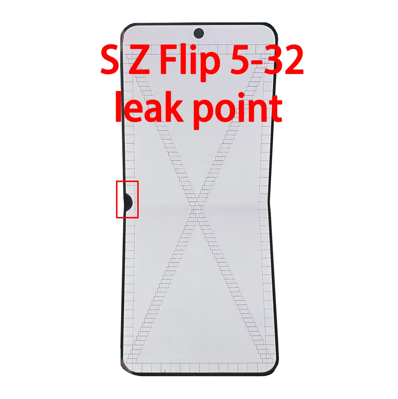 Defect AMOLED LCD Touch Screen Digitizer Assembly  Replacement For Samsung Z Flip5 F7310 W7024 W24