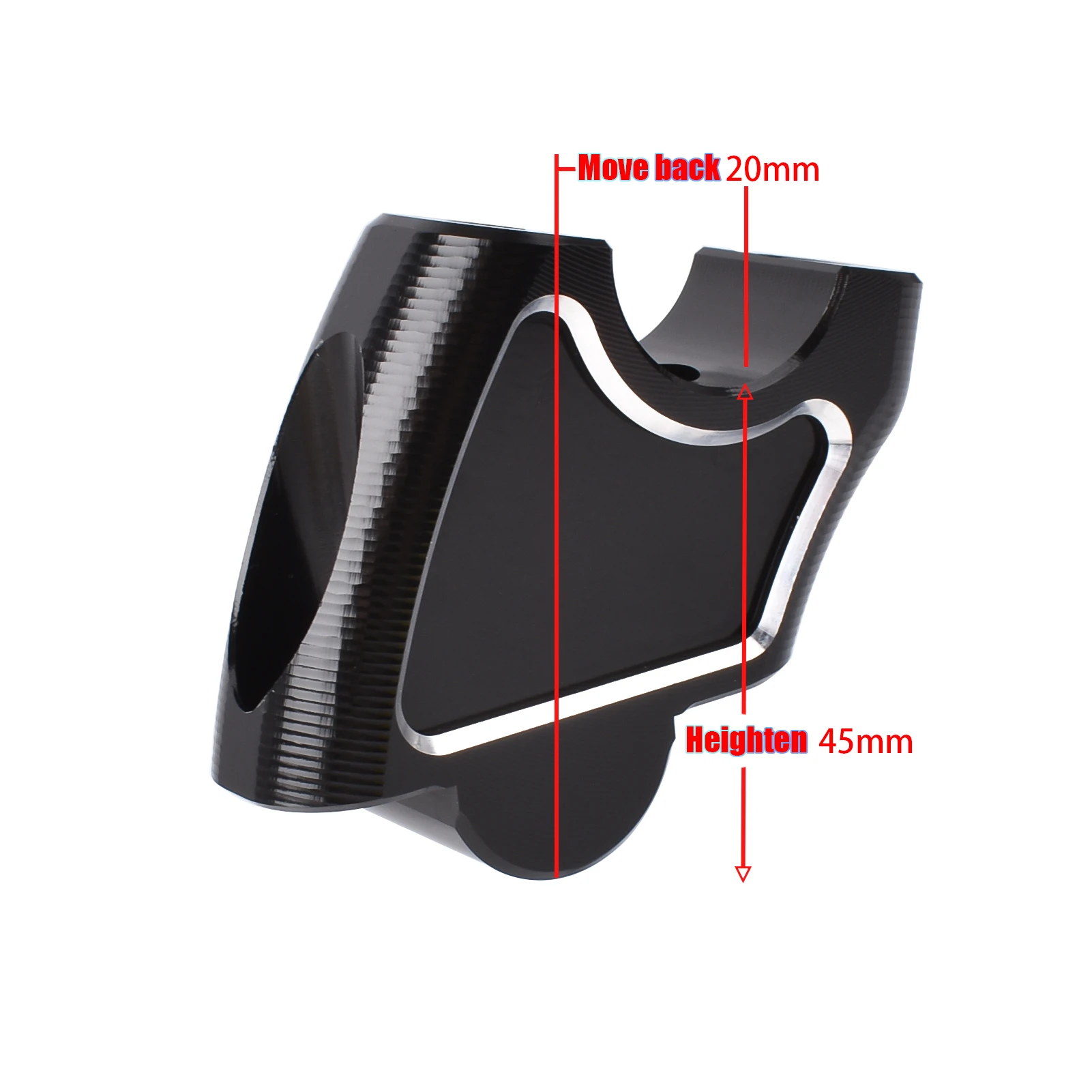 لهوندا المتمردين CMX300/CMX500 فقط: 2017-2024 مشابك رفع المقود - حوامل CNC مناسبة تمامًا لمتوافقة مع CM300 CM500 #6
