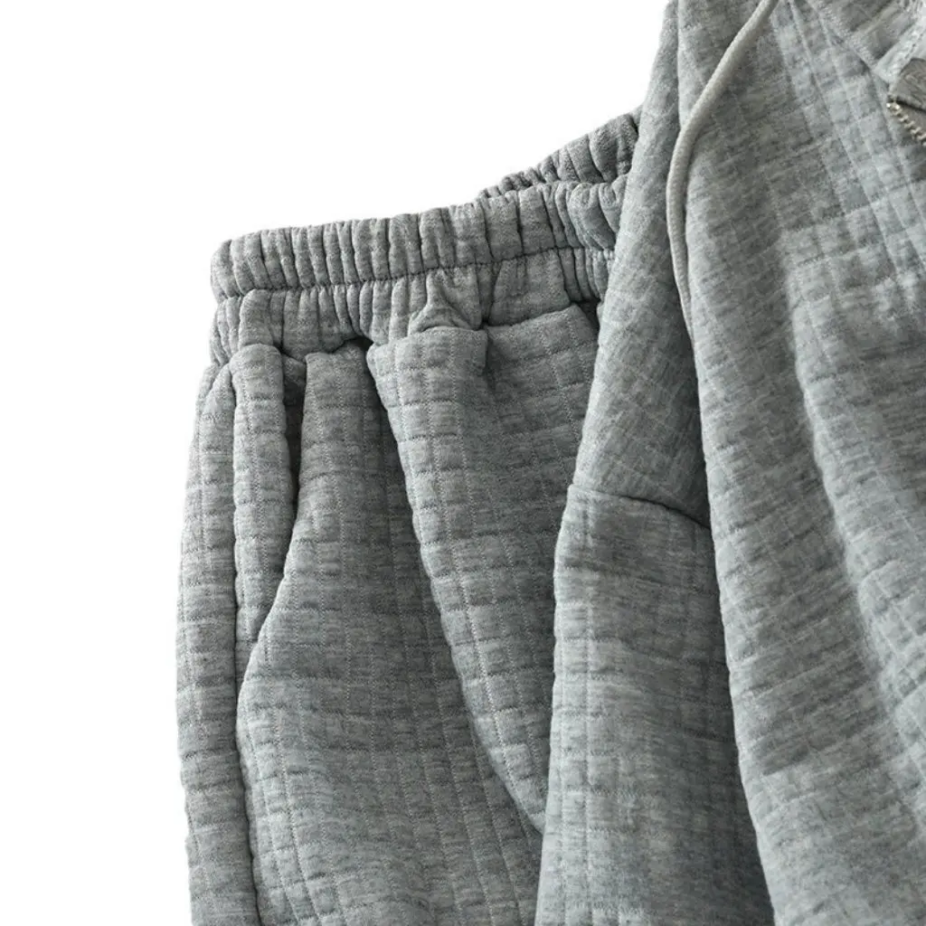 

Women's Retro Early Autumn Leisure Sports Suit with Hooded Coat And Leggings Hong Kong Style New Arrivals