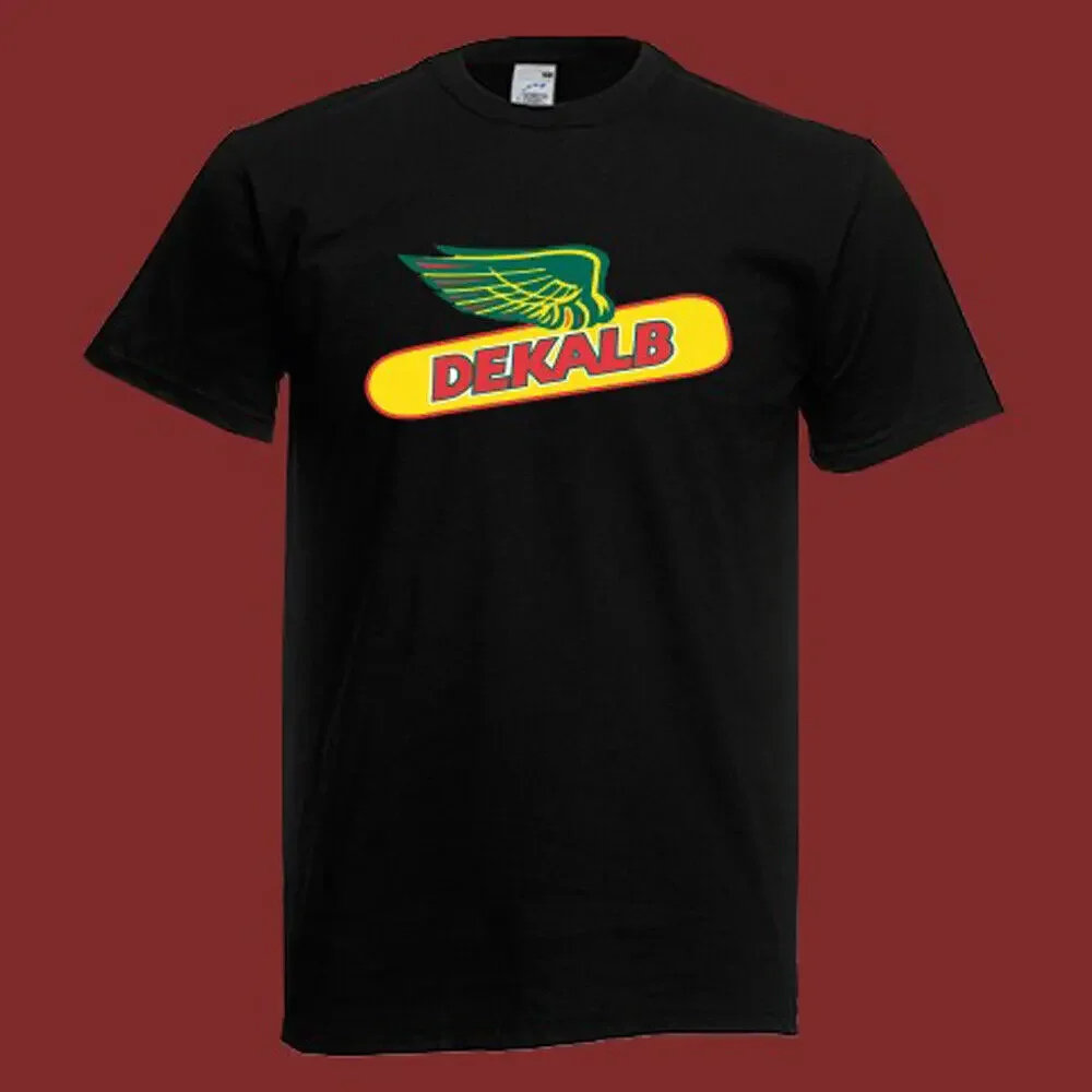 Dekalb Corn Seed Men's Black T Shirt Size S 5XL