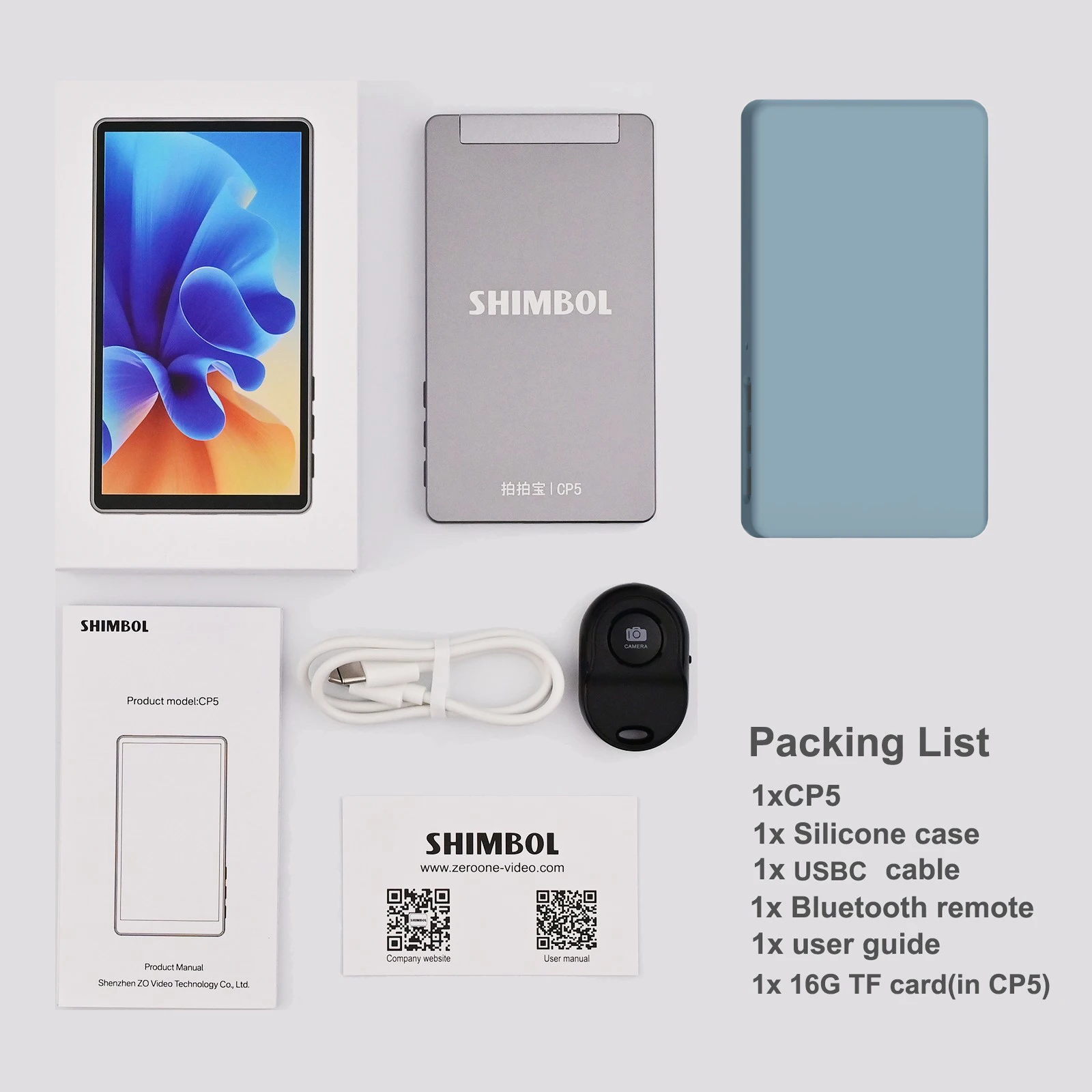 SHIMBOL CP5 Monitor Screen Phone Rear Camera for Selfie Vlog Live