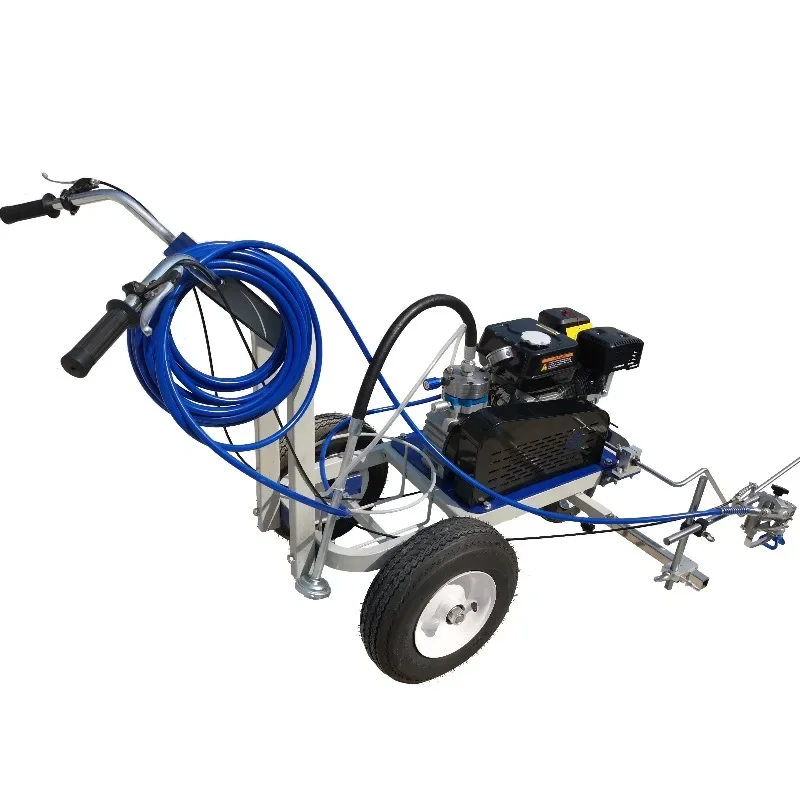 

Hand push airless wire stripping machine pavement cold paint road marking machine