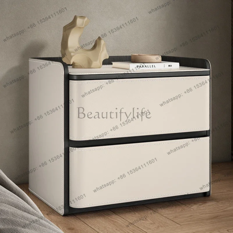 Storage Bedside Tables Modern Trendy Space Saving Nightstands Aesthetic Simple Design Mesitas De Noche Bedroom Furniture