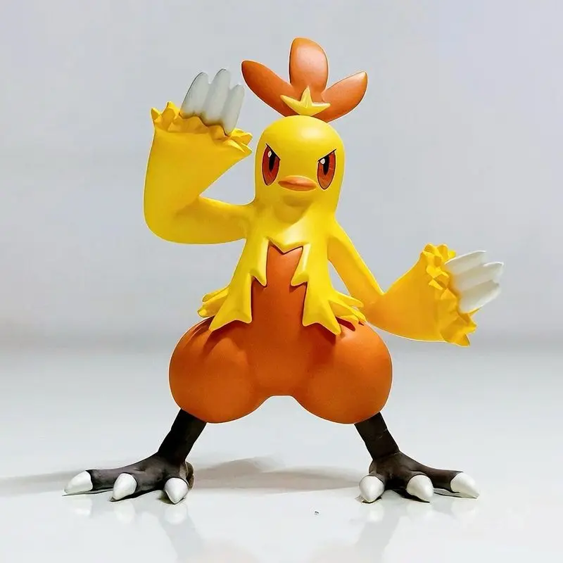

In Stock PokéMon Torchic Combusken Blaziken Evolution Set Figure Anime Collectible Statue Gift For Fans
