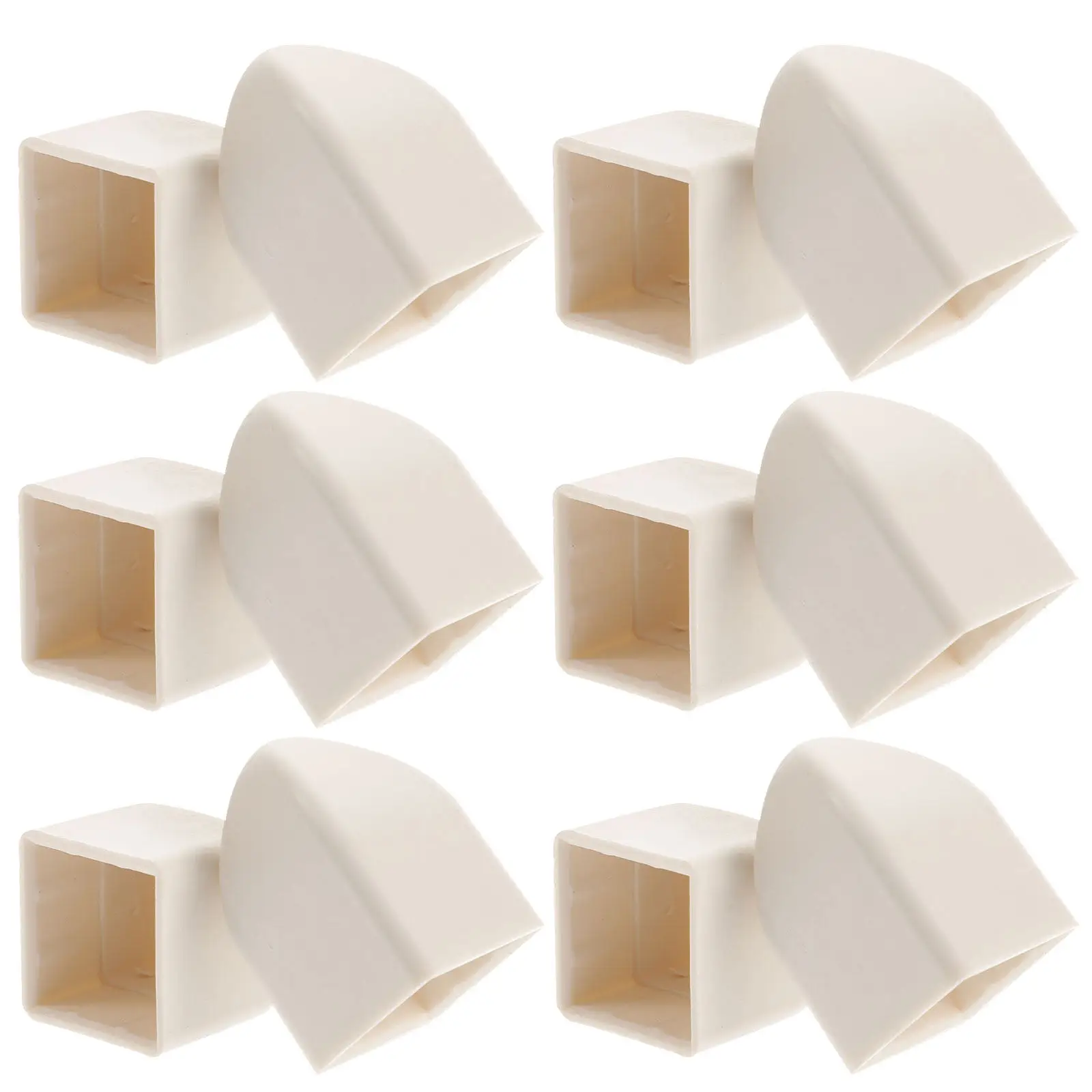 

50 шт. пластиковых квадратных колпачков для столбов забора, защитные накладки для столбов, замена защитных колпаков для ограждений, уличные всепогодные накладки для забора